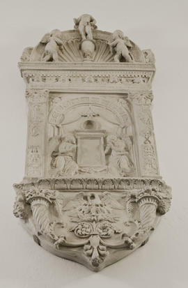 Plaster cast of remembrance panel