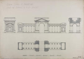 Design for entrance to a city university