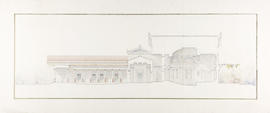 Design for a classical building/temple