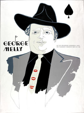Poster for a George Melly concert