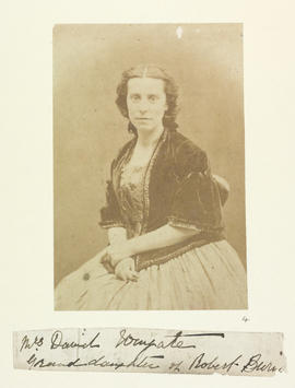Mrs David Wingate, grandaughter of Burns