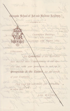 Letter received by Simmonds from Edward Catterns, GSA Secretary (Version 3)