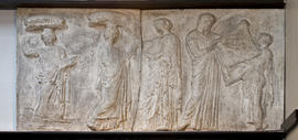 Plaster cast of Parthenon Frieze