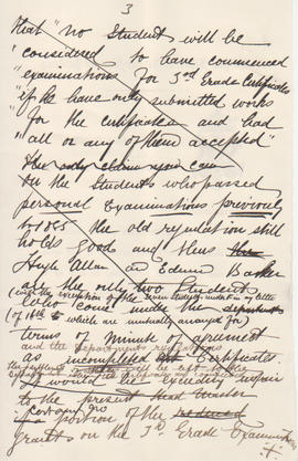 Letter received by Simmonds from Edward Catterns, GSA Secretary (Version 20)