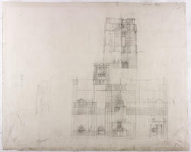 Design for Liverpool Cathedral: preliminary sketch