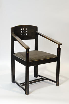 Low-backed armchair for the Director's Room, Glasgow School of Art