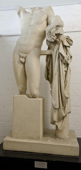 Plaster cast of Hermes of Praxiteles (Hermes and the Infant Dionysus)