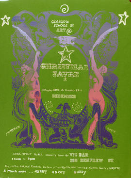 Poster for The Glasgow School of Art Christmas Fayre