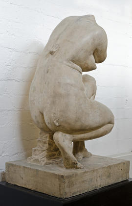 Plaster cast of Crouching Venus (Crouching Aphrodite) (Version 1)