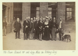 Mr Shaw Stewart, MP & Lady Alice, Polling Day