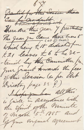Letter received by Simmonds from Edward Catterns, GSA Secretary (Version 12)