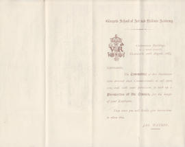 Letter received by Simmonds from Edward Catterns, GSA Secretary (Version 4)