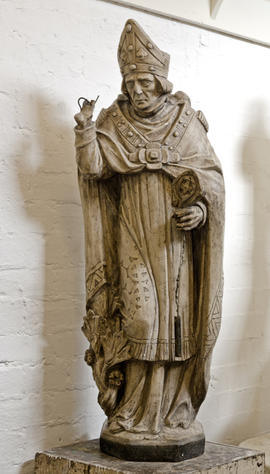 Plaster cast of Bishop