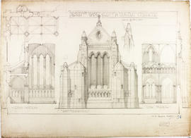 Design for east end of a Gothic church