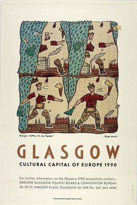 Poster for 'Glasgow Cultural Capital of Europe 1990'