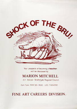 Poster for event 'Shock of the Bru', Glasgow