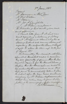 Minutes, Apr 1854-Mar 1882 (Page 41, Version 2)