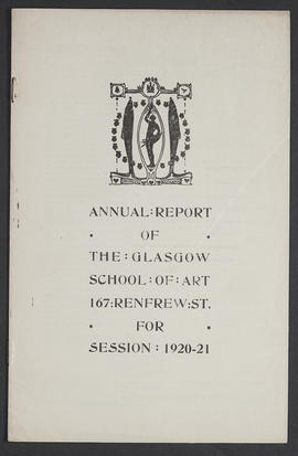 Annual Report 1920-21 (Page 1)