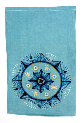 Embroidered Blue Bag, Student work (Version 1)