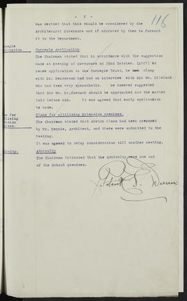 Minutes, Oct 1916-Jun 1920 (Page 116, Version 1)