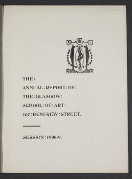 Annual Report 1908-09 (Page 1)