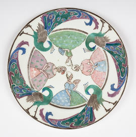 Hand painted ceramic plate (Version 1)