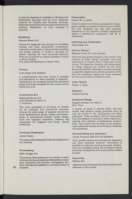 General prospectus 1966-1967 (Page 43)