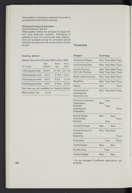General prospectus 1965-1966 (Page 44)