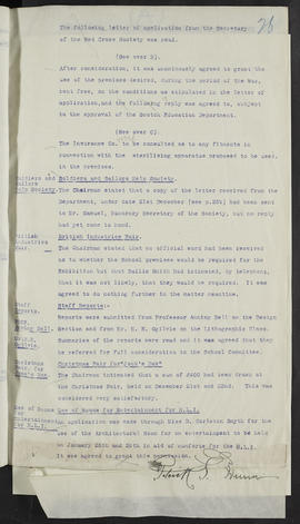 Minutes, Oct 1916-Jun 1920 (Page 26, Version 1)