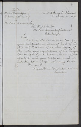 Minutes, Apr 1854-Mar 1882 (Page 94, Version 1)