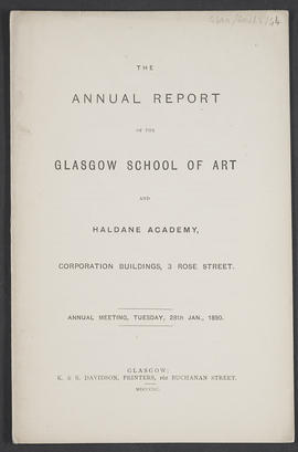 Annual Report 1888-89 (Page 1)