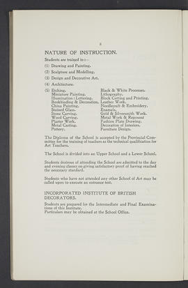 General prospectus 1922-23 (Page 8)