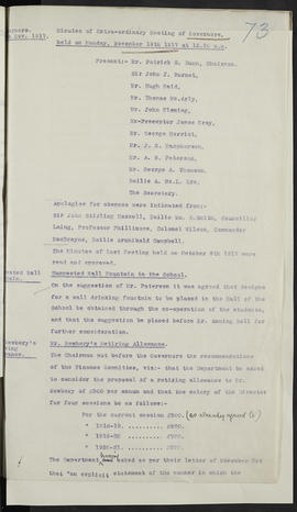 Minutes, Oct 1916-Jun 1920 (Page 73, Version 1)