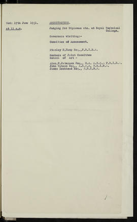 Minutes, Jan 1930-Aug 1931 (Page 63B, Version 7)