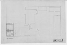 (4) key plans/ third floor plan: scale 1/16"