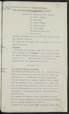 Minutes, Oct 1916-Jun 1920 (Page 71, Version 1)