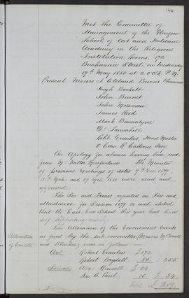 Minutes, Apr 1854-Mar 1882 (Page 144, Version 1)