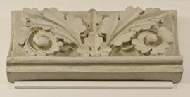 Plaster cast of fragment with foliage (Version 1)