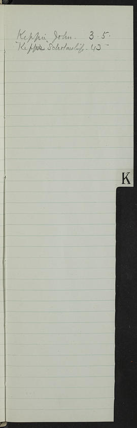 Minutes, Jan 1925-Dec 1927 (Index, Page 10, Version 1)