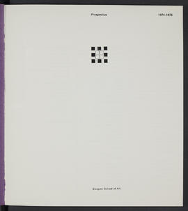 General prospectus 1974-1975 (Page 1)