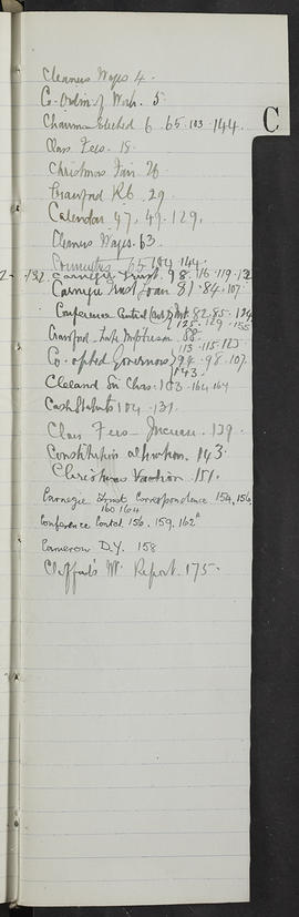 Minutes, Oct 1916-Jun 1920 (Index, Page 3, Version 1)