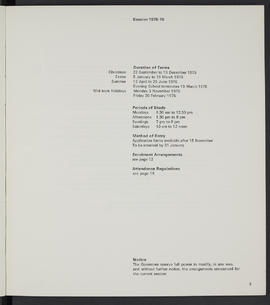 General prospectus 1975-1976 (Page 3)