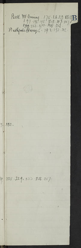 Minutes, May 1909-Jun 1911 (Index, Page 3, Version 1)