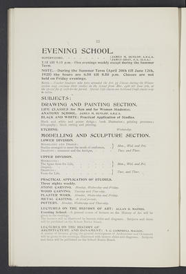 General prospectus 1924-25 (Page 22)