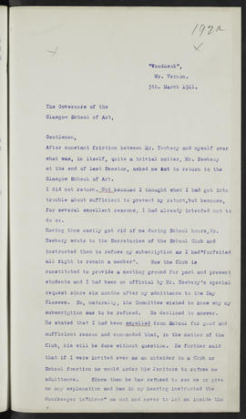 Minutes, May 1909-Jun 1911 (Page 192AX, Version 1)