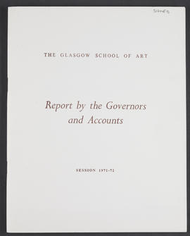 Annual Report 1971-72 (Front cover, Version 1)