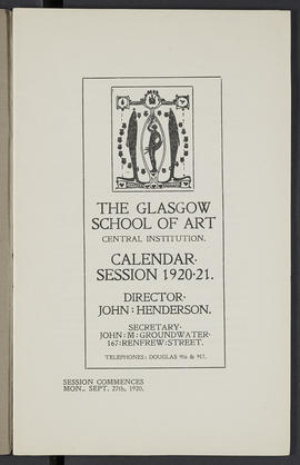 General prospectus 1920-21 (Page 1)