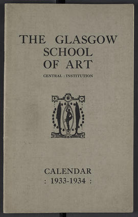 General prospectus 1933-1934 (Front cover, Version 1)