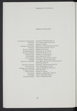 General prospectus 1969-1970 (Page 42)