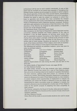 General prospectus 1968-1969 (Page 20)